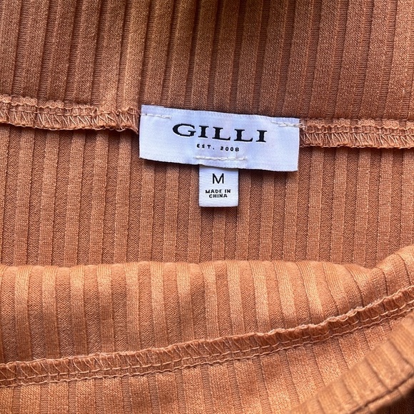 Ribbed Midi Wrap Skirt with Tortoise shell belt detailing , Size: M - Picture 4 of 16